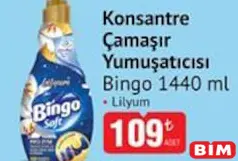 BİNGO KONSANTRE ÇAMAŞIR YUMUŞATICISI 1440 ML